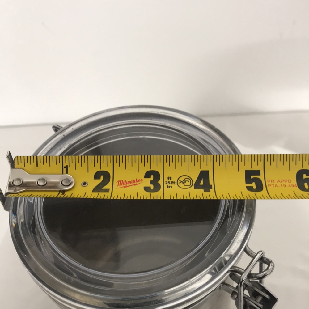 Metal Container 4.5” X 6” with good seal - Picture 2 of 6